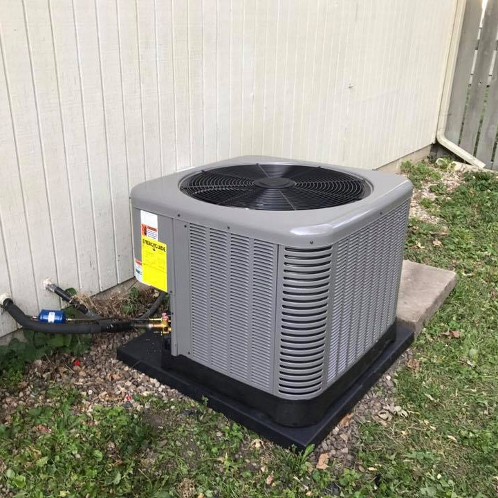 morse ac air conditioning condenser unit